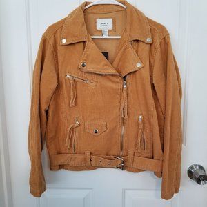 FOREVER 21 Corduroy Moto Jacket NWT